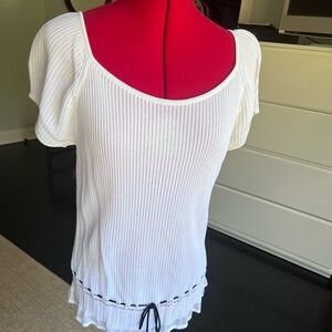 Escada lightweight sweater with drawstring detail, size 44 - lovely!